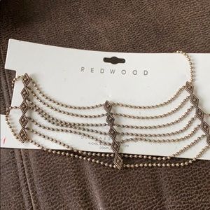 NWT redwood boho necklace